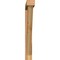 Ekena Millwork Traditional Block Rough Sawn Bracket w/ Offset Brace, Western Red Cedar, 6"W x 48"D x 48"H BKT0604X48X48TRA05RWR - alternate 3